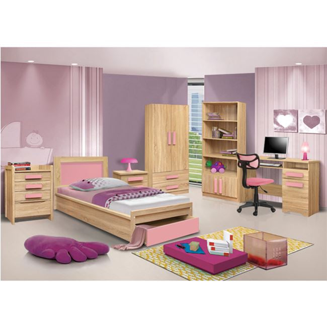 Библиотека Playroom Sonama-Розово 80X35X180cm