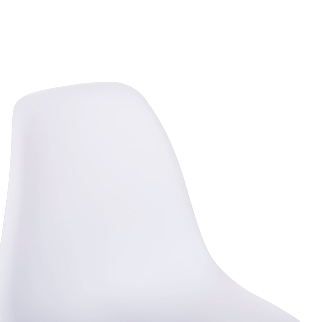 Детски стол Twist Детско с дървени крака и бяла PP седалка 31x34x55.5H
