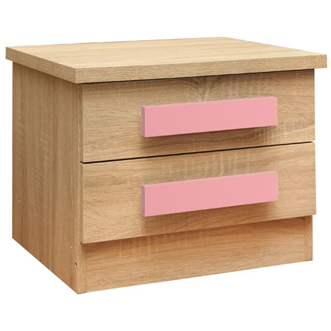 Нощно шкафче Playroom Sonama-Розово + 40x48x39cm