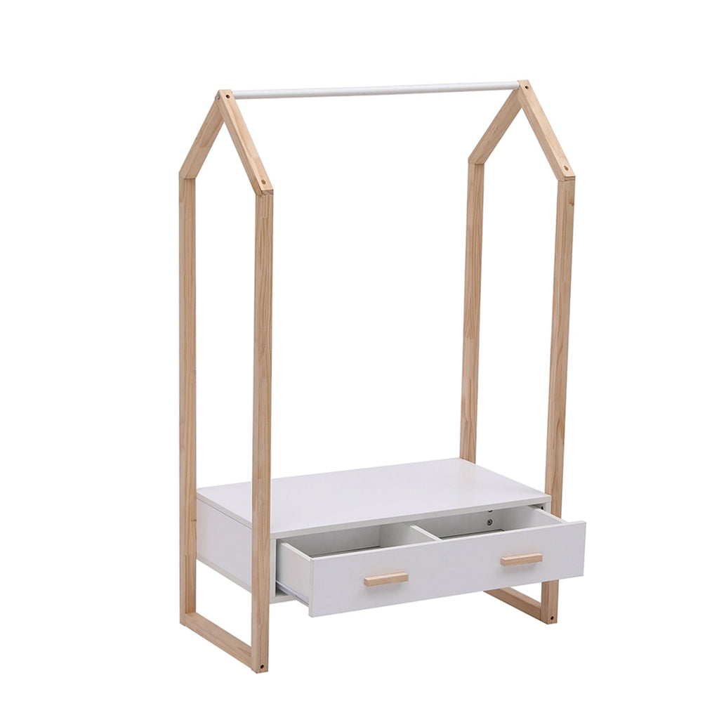 Закачалка за деца с чекмедже Мираж меламин-смърч 80x40x125Hсм