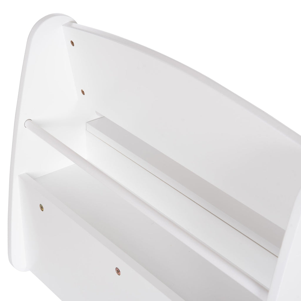 Детска пейка с място за съхранение RICKI MDF & ПДЧ бял 63x43x47 см