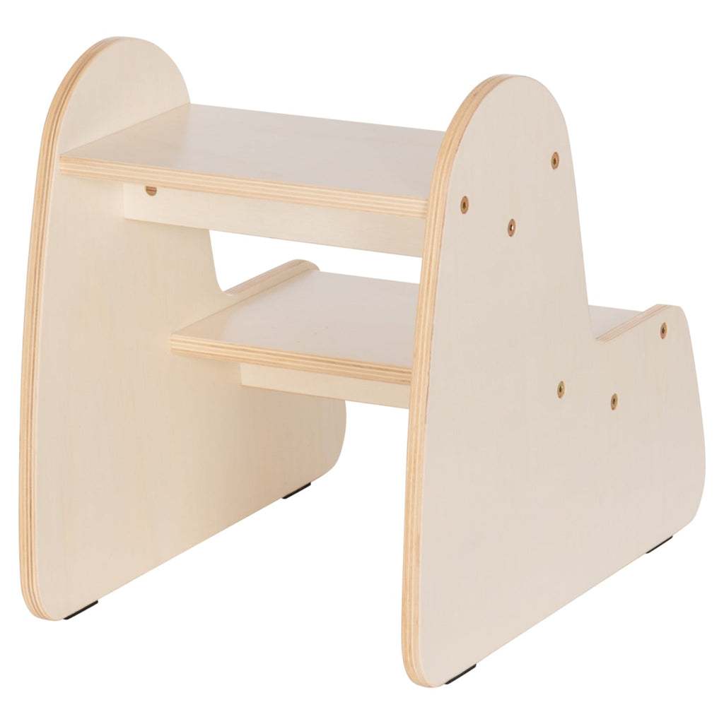 Детска стълба/стол RICKI MDF и шперплат естествен 33x43.5x40.5 см