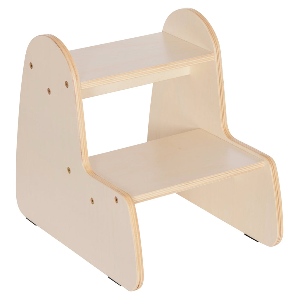 Детска стълба/стол RICKI MDF и шперплат естествен 33x43.5x40.5 см