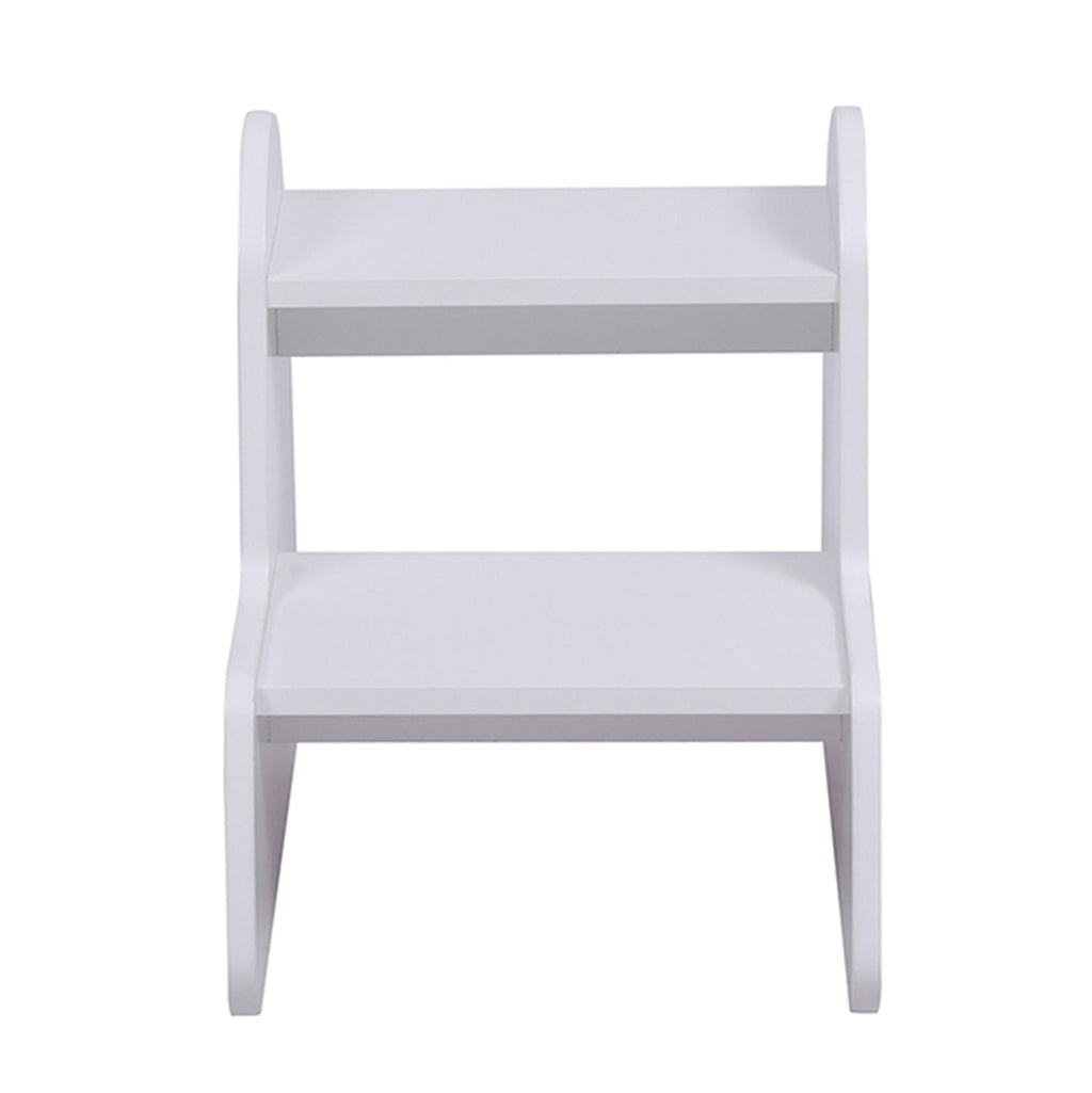 Детска стълба/стол RICKI MDF & шперплат бял 33x43.5x40.5см