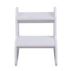 Детска стълба/стол RICKI MDF & шперплат бял 33x43.5x40.5см