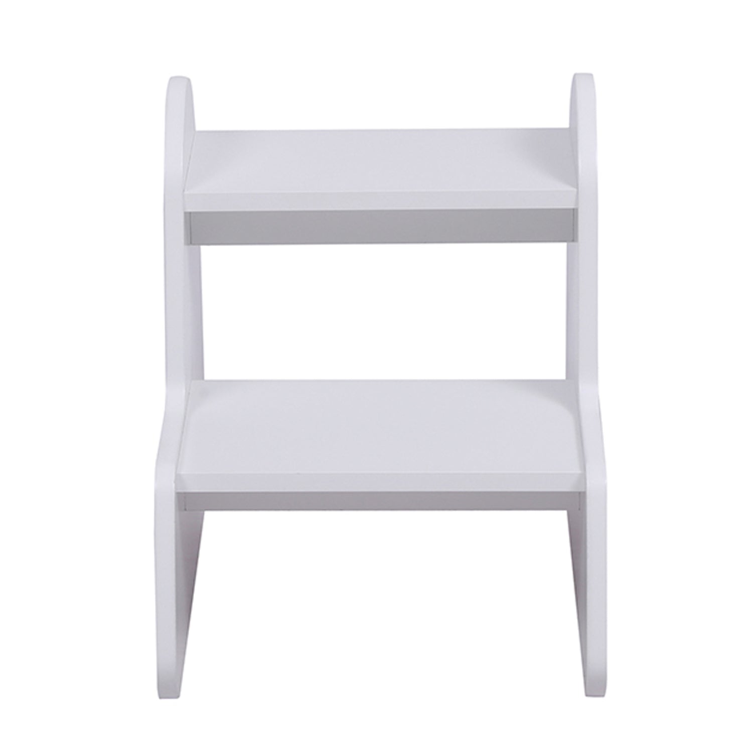 Детска стълба/стол RICKI MDF & шперплат бял 33x43.5x40.5см