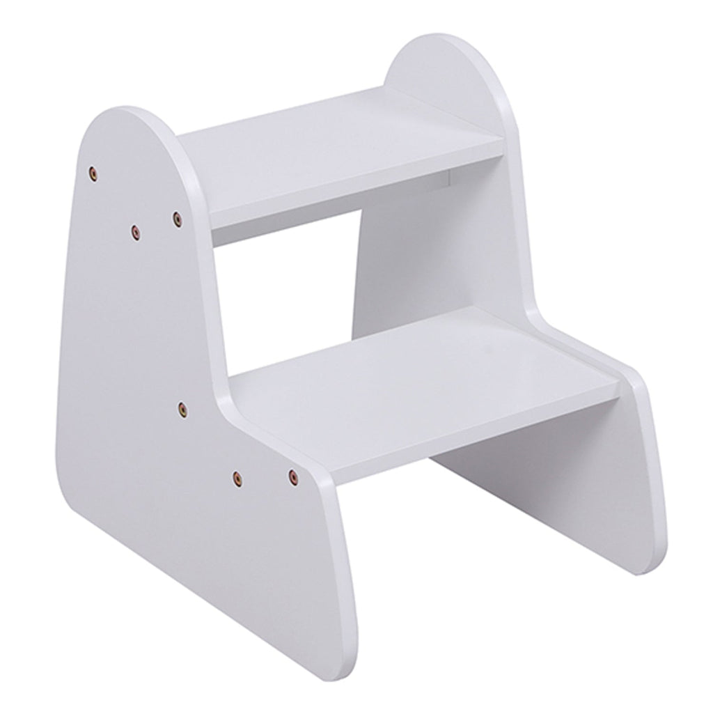 Детска стълба/стол RICKI MDF & шперплат бял 33x43.5x40.5см