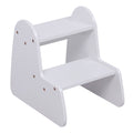Детска стълба/стол RICKI MDF & шперплат бял 33x43.5x40.5см