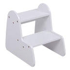 Детска стълба/стол RICKI MDF & шперплат бял 33x43.5x40.5см