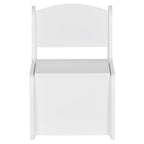 Детски стол с ракла RICKI бял 33x43x47 см