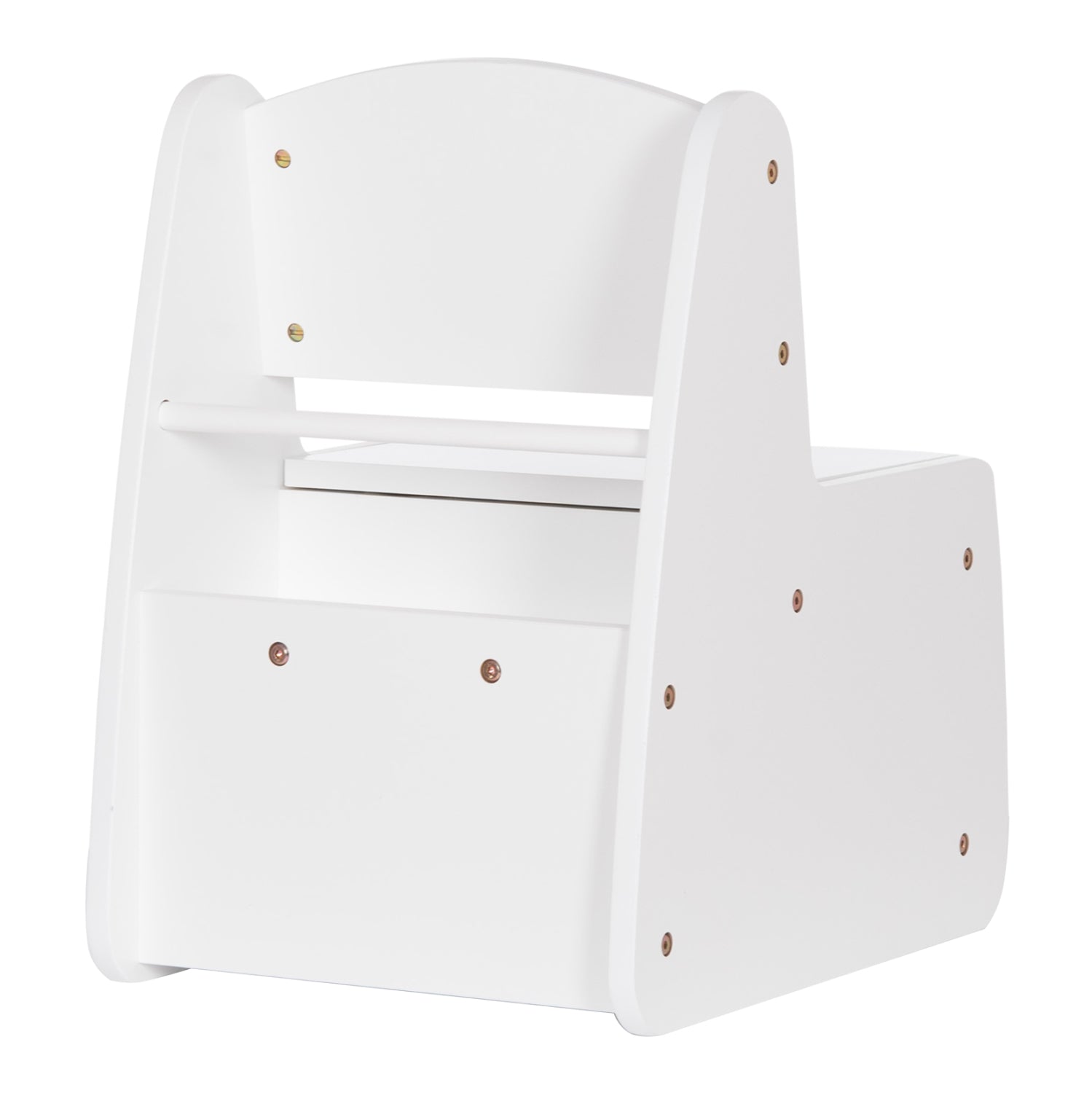 Детски стол с ракла RICKI бял 33x43x47 см
