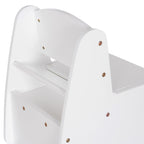 Детски стол с ракла RICKI бял 33x43x47 см