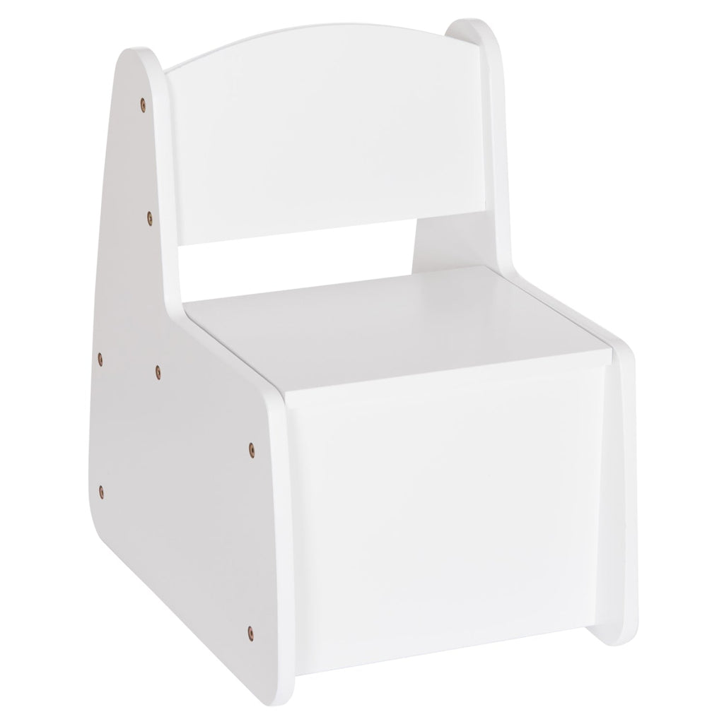 Детски стол с ракла RICKI бял 33x43x47 см