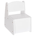 Детски стол с ракла RICKI бял 33x43x47 см