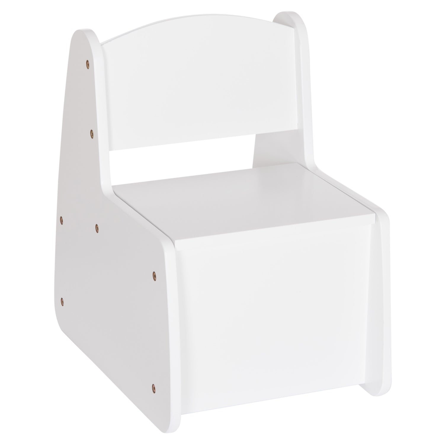 Детски стол с ракла RICKI бял 33x43x47 см
