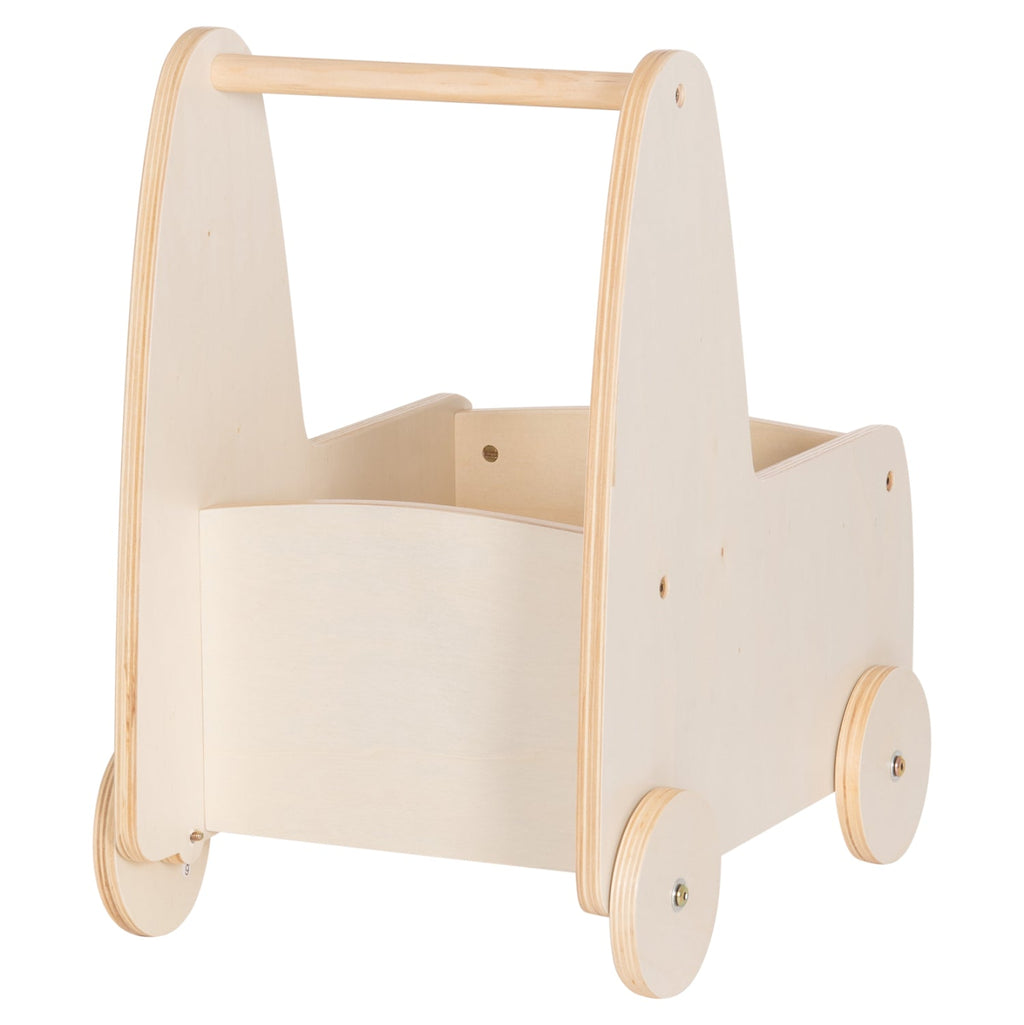 Детска количка RICKI MDF & шперплат естествен 33x45x50 см