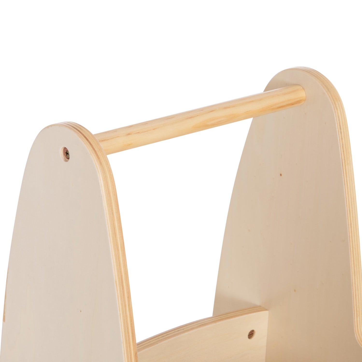 Детска количка RICKI MDF & шперплат естествен 33x45x50 см