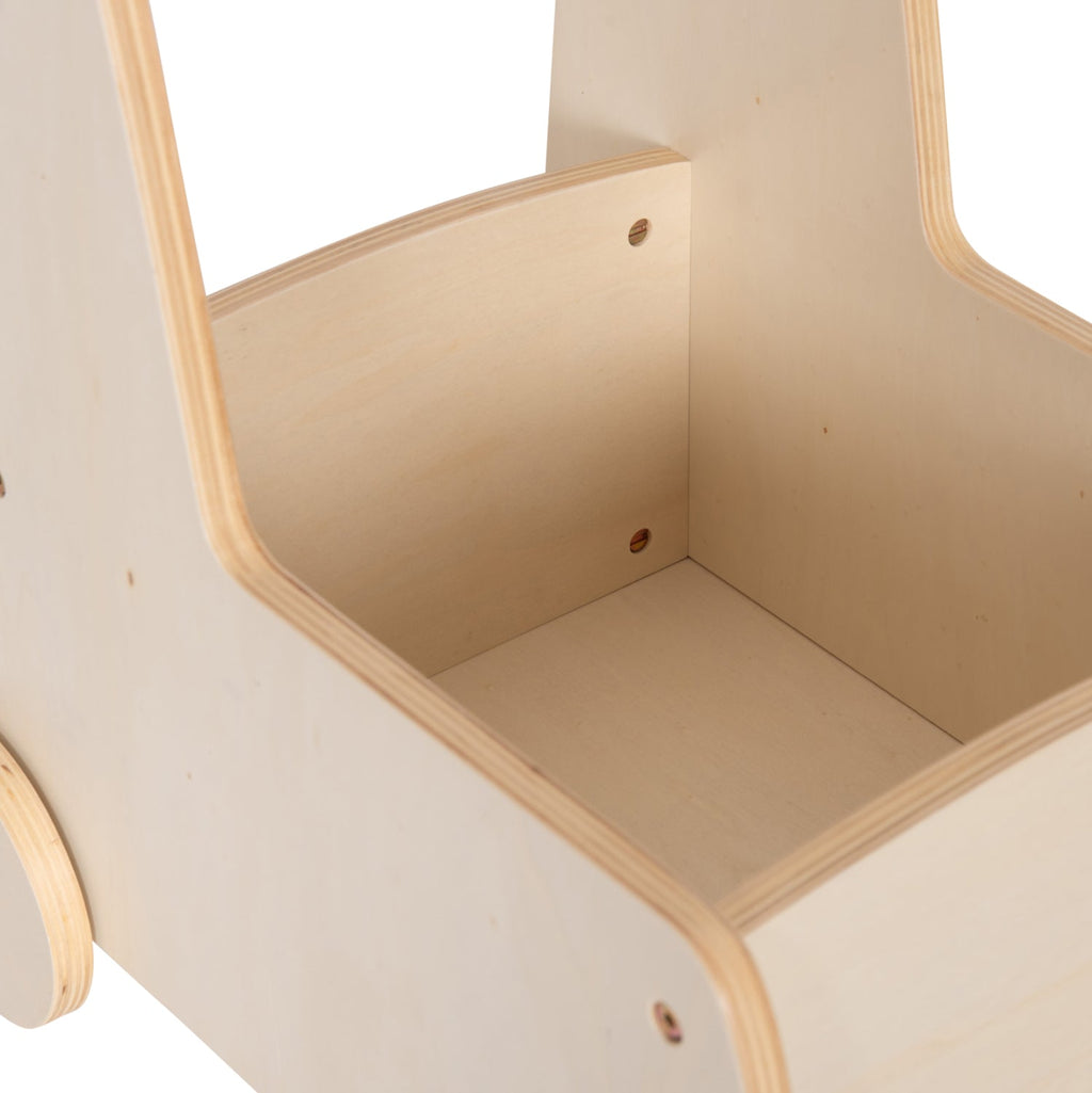 Детска количка RICKI MDF & шперплат естествен 33x45x50 см