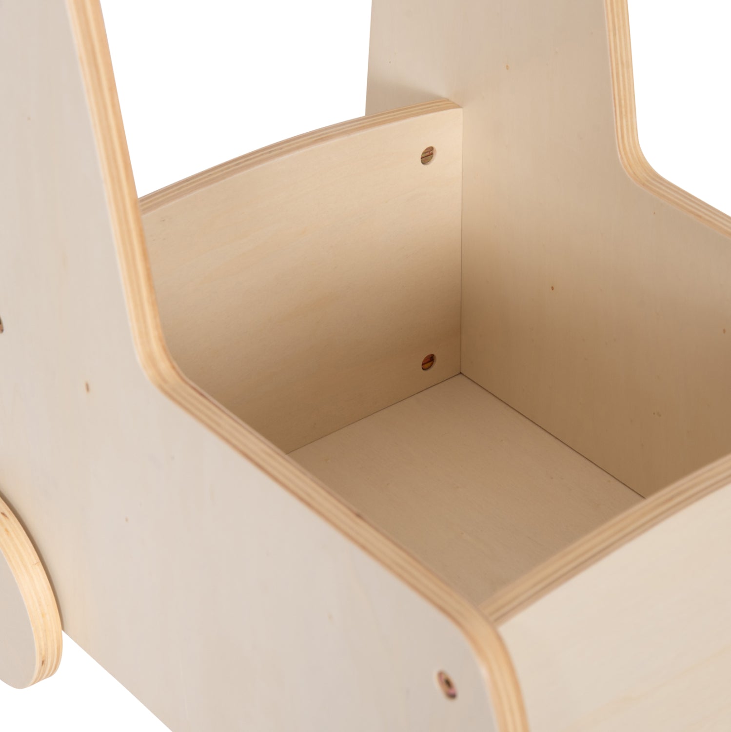 Детска количка RICKI MDF & шперплат естествен 33x45x50 см