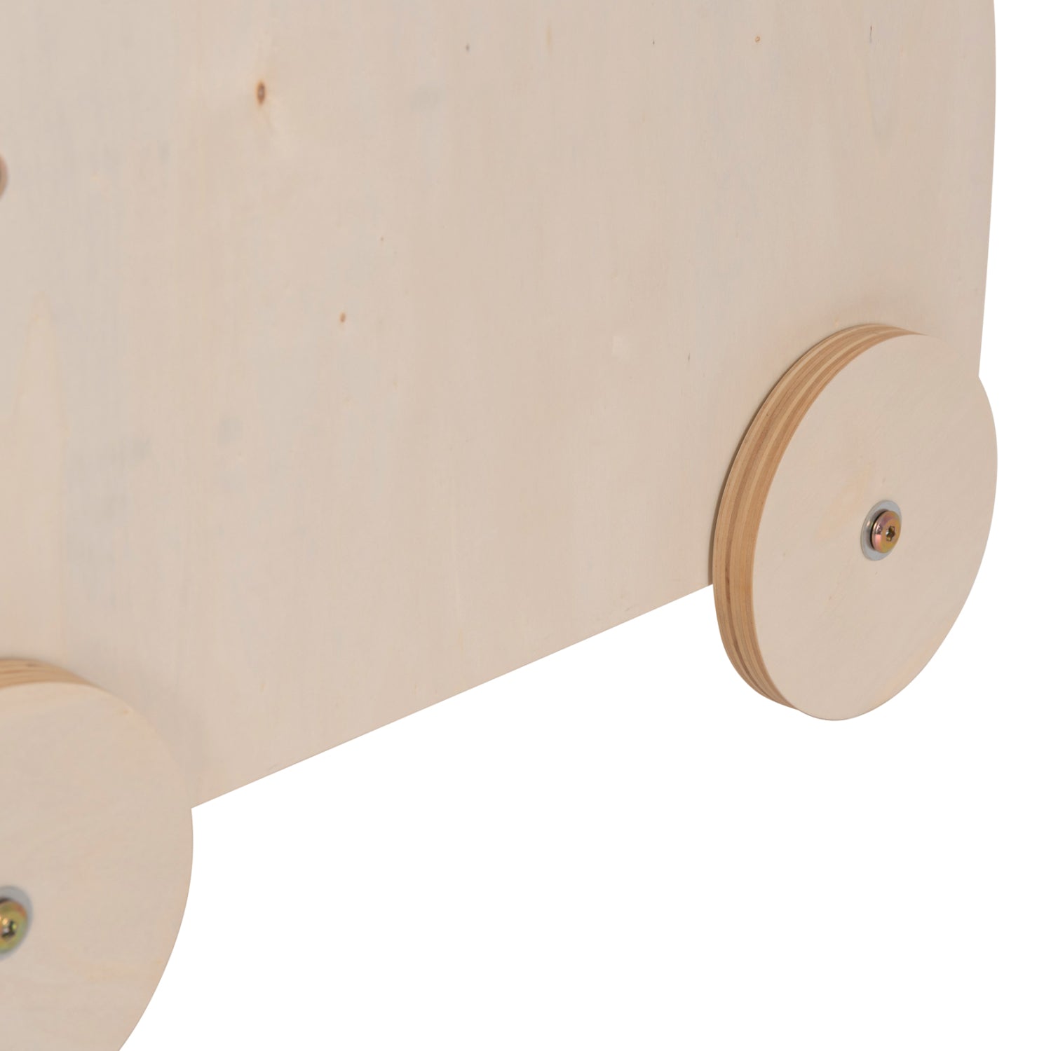 Детска количка RICKI MDF & шперплат естествен 33x45x50 см