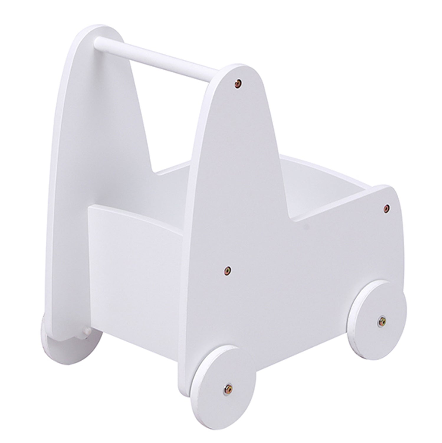Детскa количка RICKI MDF и ПДЧ бял 33x45x50 см