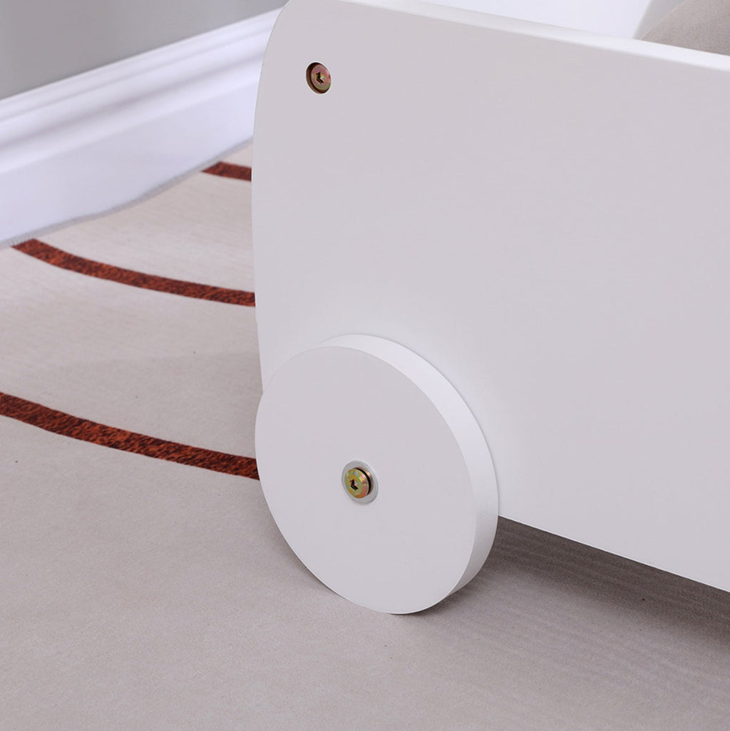 Детскa количка RICKI MDF и ПДЧ бял 33x45x50 см