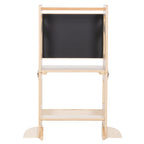 Детскa етажерка с дъска Рики, естествен бор, 43x32x84 см
