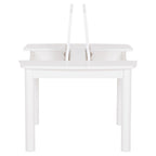 Детска масичка с рафтове RICKI MDF и Сумида бял 65x65x47 см