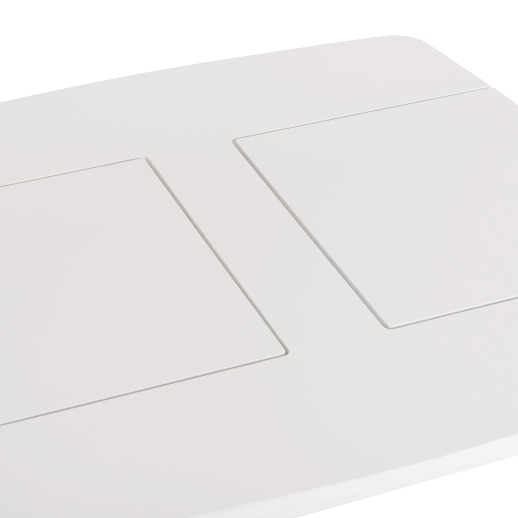Детска масичка с рафтове RICKI MDF и Сумида бял 65x65x47 см
