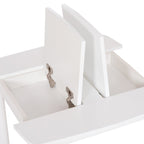 Детска масичка с рафтове RICKI MDF и Сумида бял 65x65x47 см
