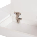 Детска масичка с рафтове RICKI MDF и Сумида бял 65x65x47 см