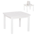 Детска масичка с рафтове RICKI MDF и Сумида бял 65x65x47 см